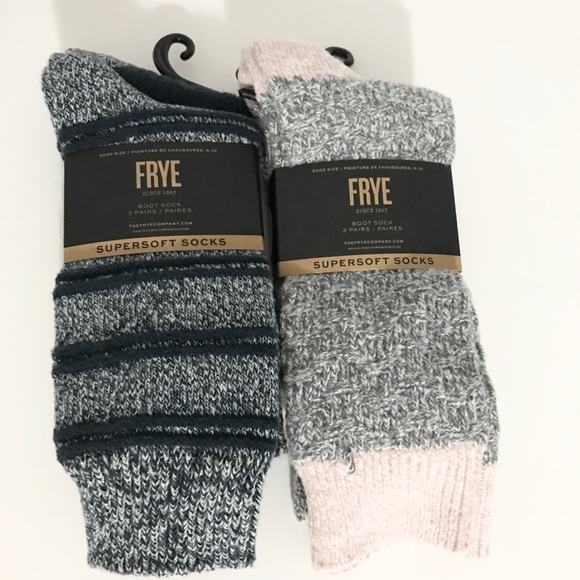 NWT (2) Frye Women’s Boot Socks